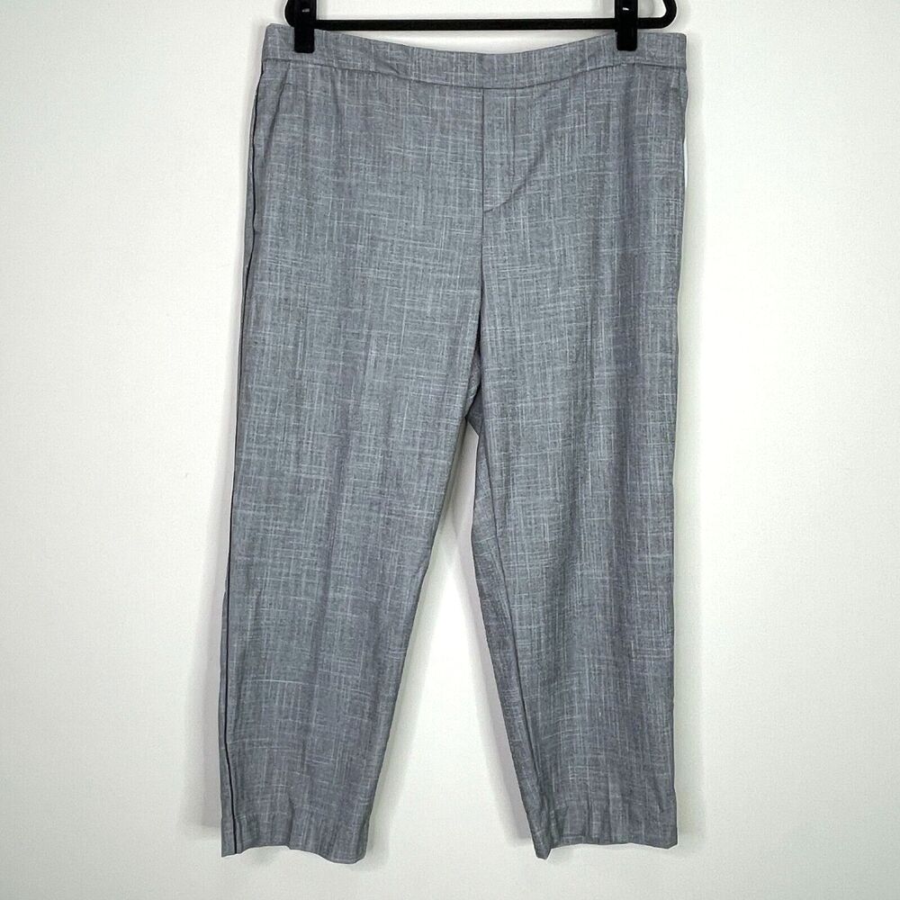 New Old Navy Pull On Heather Grey Side Stripe Trouser Pant Women's Plus Size 18